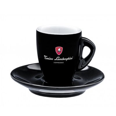 Tonino Lamborghini šálka espresso lungo 0,12l čierna