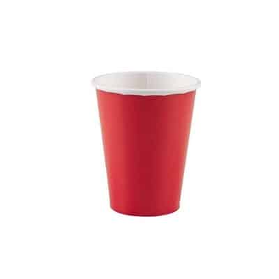 Papierový pohár červený 100 ml
