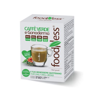 Foodness Zelená káva s ganodermou 10x20g box