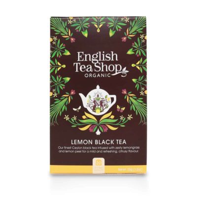 English Tea Shop Čierny Čaj s Citrónom 20x1,75g