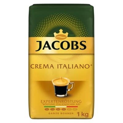 Jacobs Crema Italiano zrnková káva 1kg