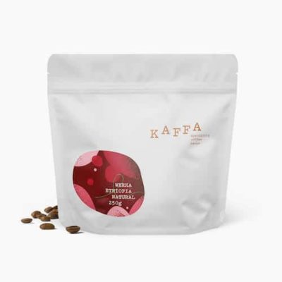 Kaffa Ethiopia Werka zrnková káva 250g