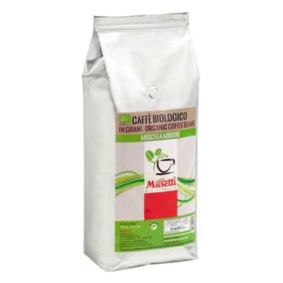 Musetti Midori Organic zrnková káva 1kg
