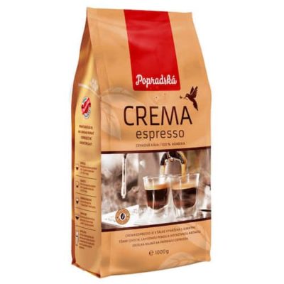 Popradská Crema Espresso zrnková káva 1kg