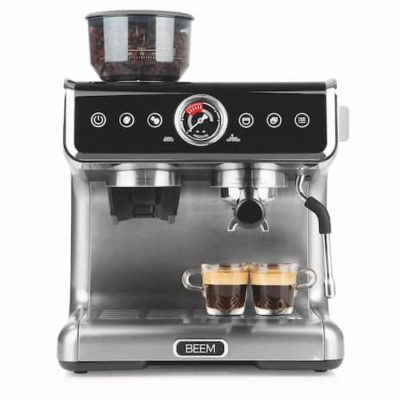 BEEM Pákový kávovar s mlynčekom Espresso-Grind-Professi 1350W čierny/antikor
